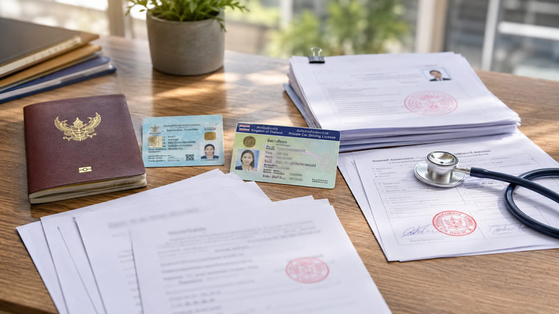 Hồ sơ đổi bằng lái Thái Lan cần giấy tờ gì? (tách theo từng đối tượng)